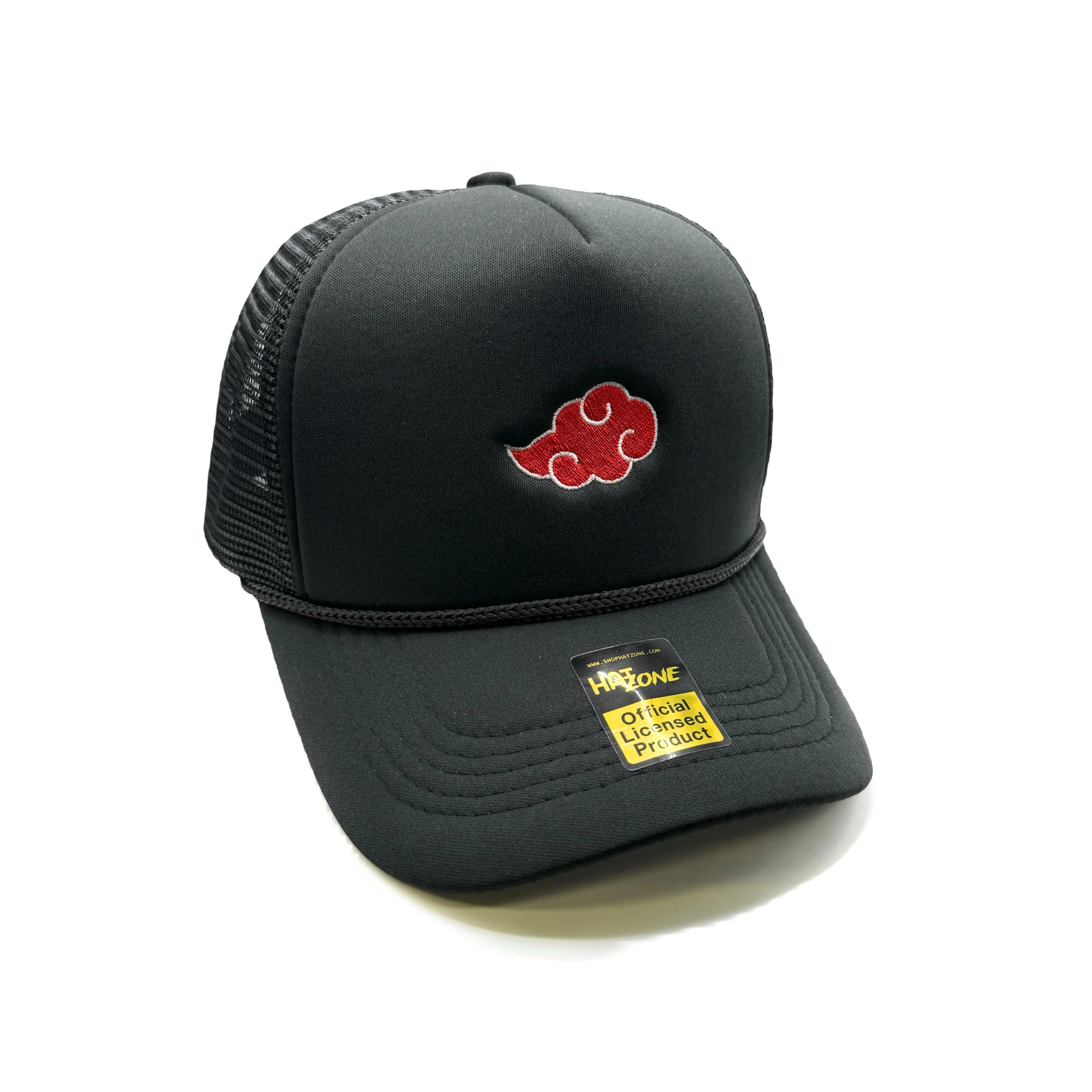 Cloud Mesh Trucker Snapback (Black)