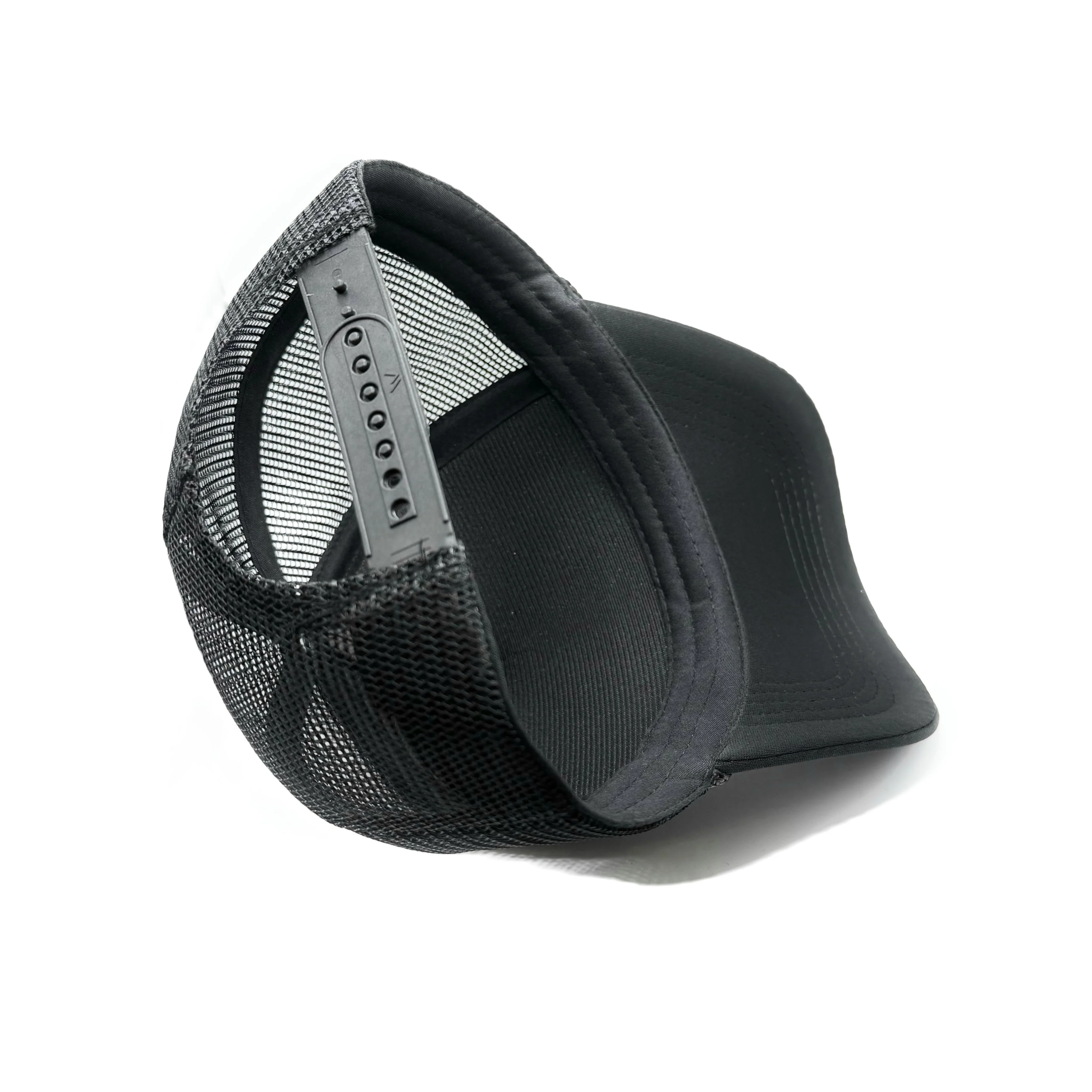 Cloud Mesh Trucker Snapback (Black) - Image 2