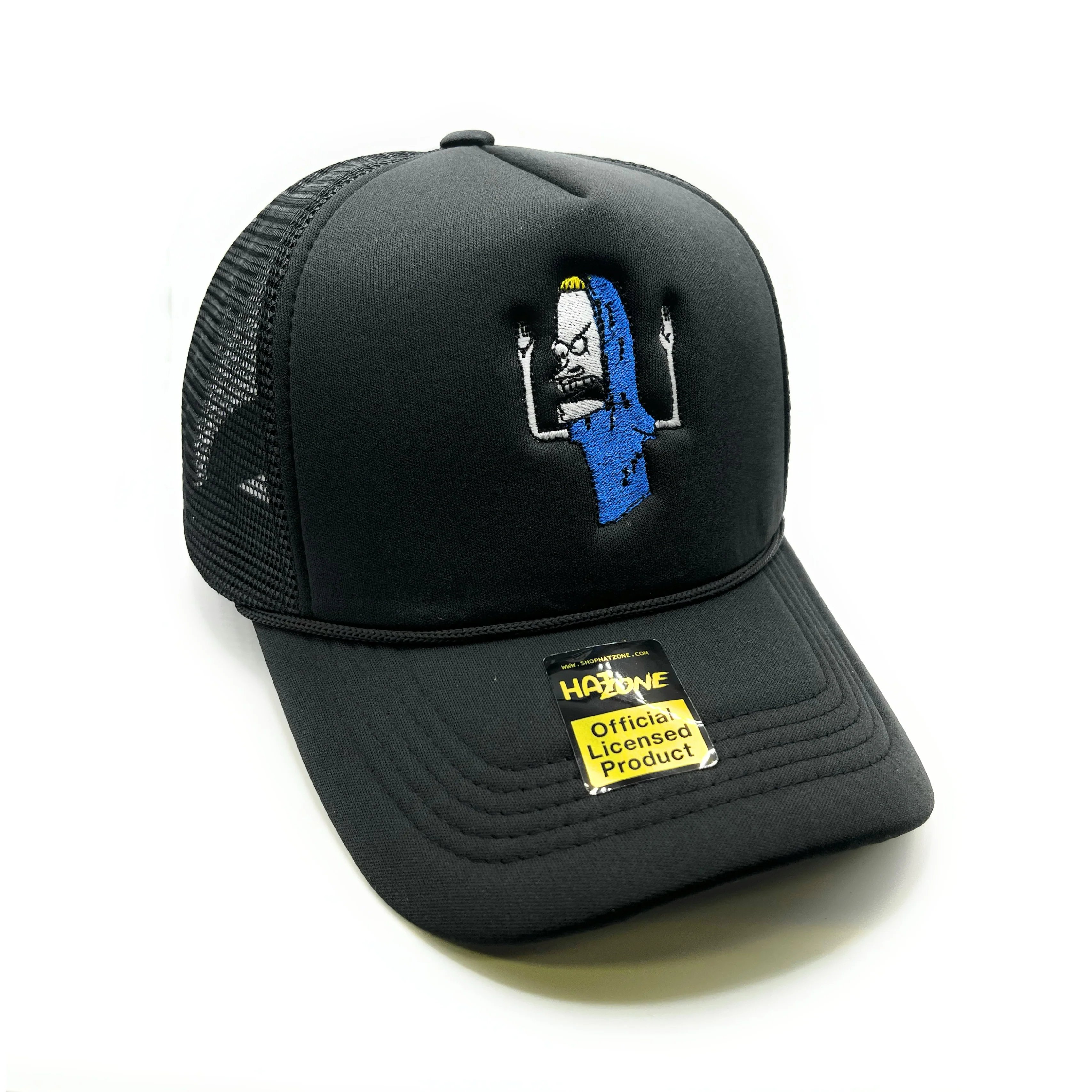 Cornholio Mesh Trucker Snapback (Black)