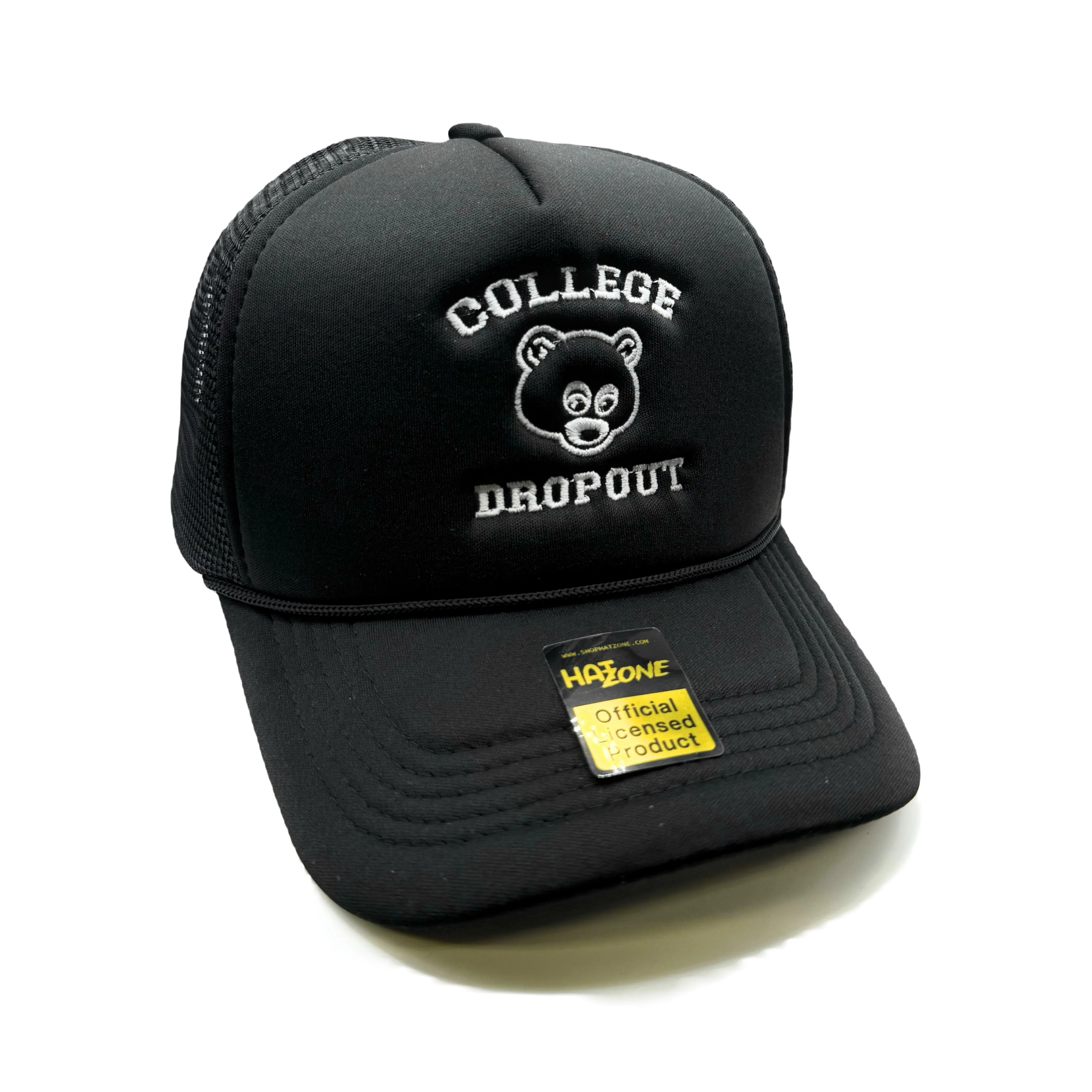 Dropout Mesh Trucker Snapback (Black)