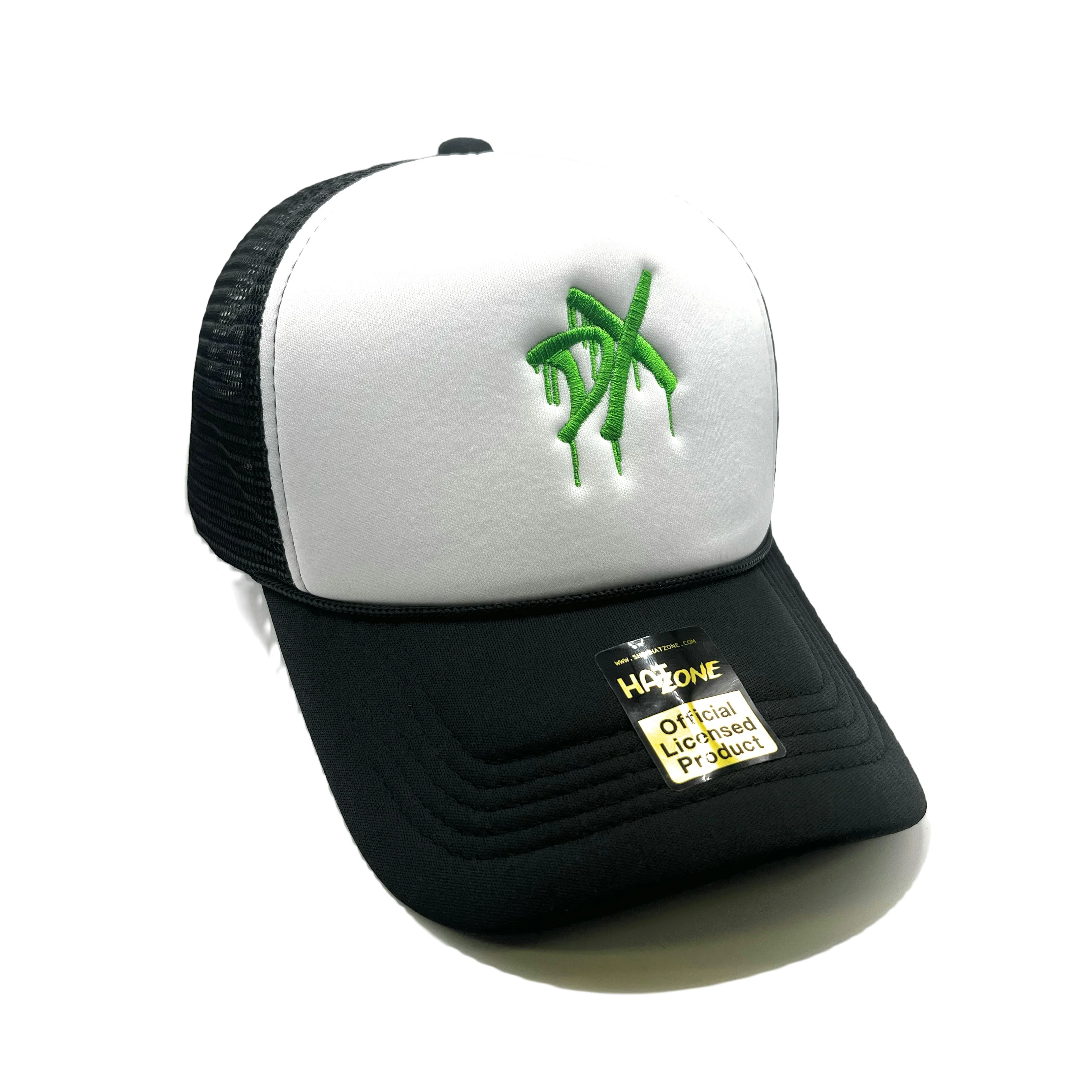 DX Generation X Mesh Trucker Snapback (White/Black)