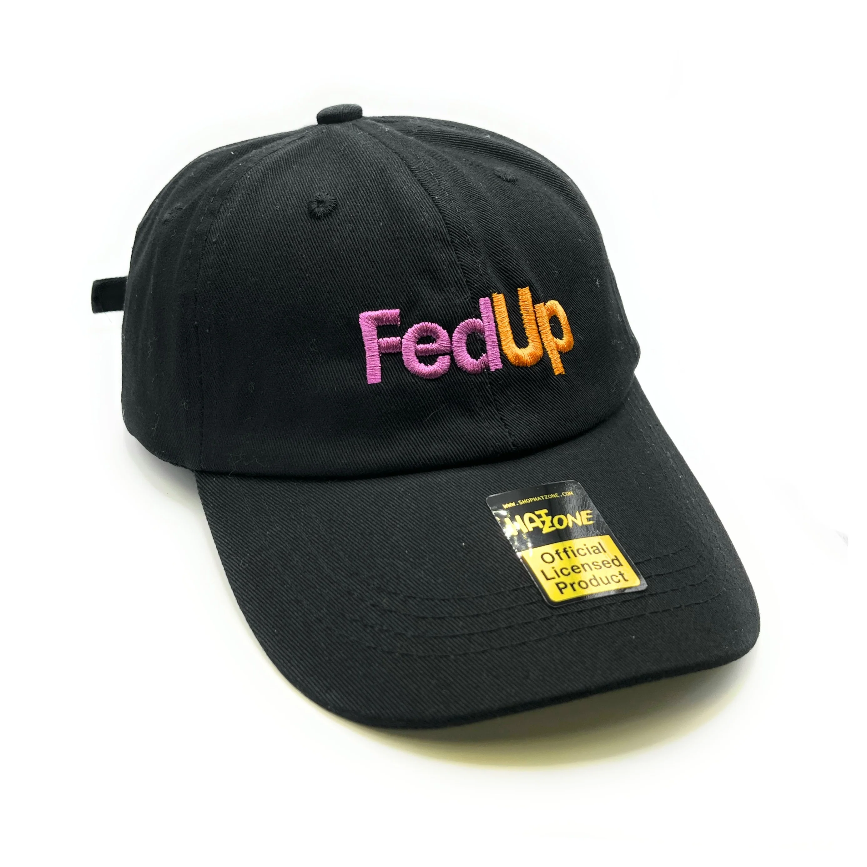 Fed Up Dad Hat Strapback (Black)