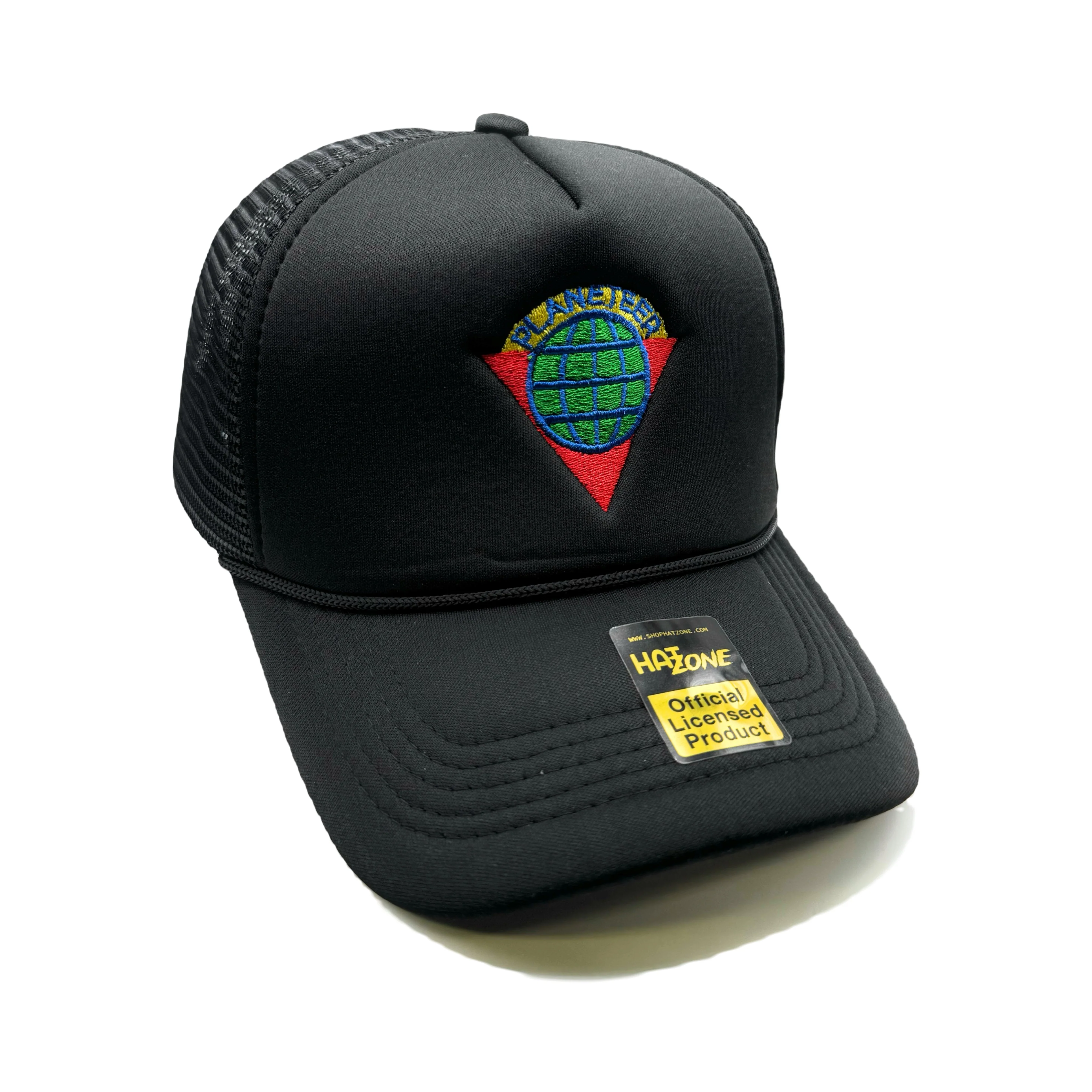Planeteer Mesh Trucker Snapback (Black)