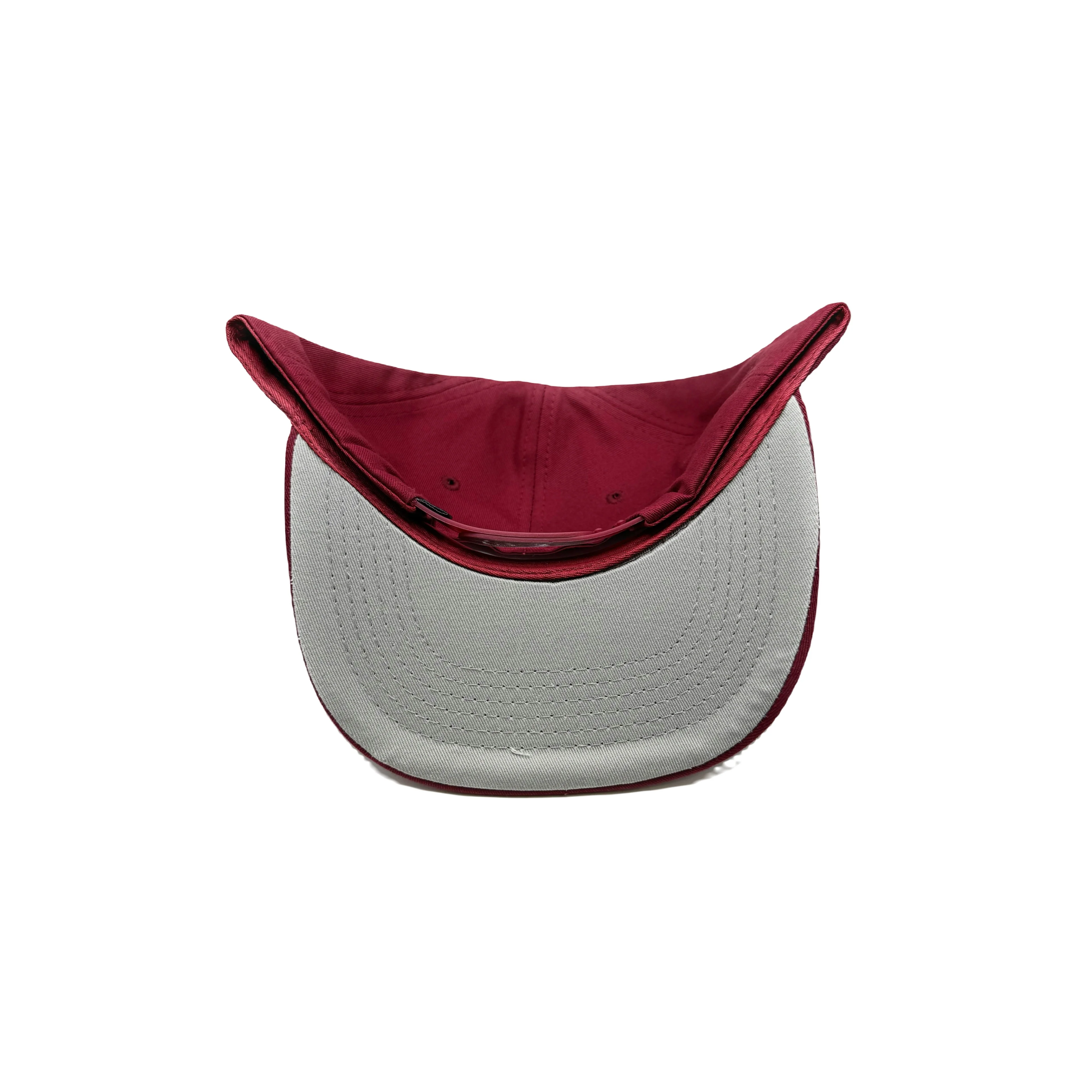 Retro Dream Team Flat Brim Snapback (Burgundy) - Image 2