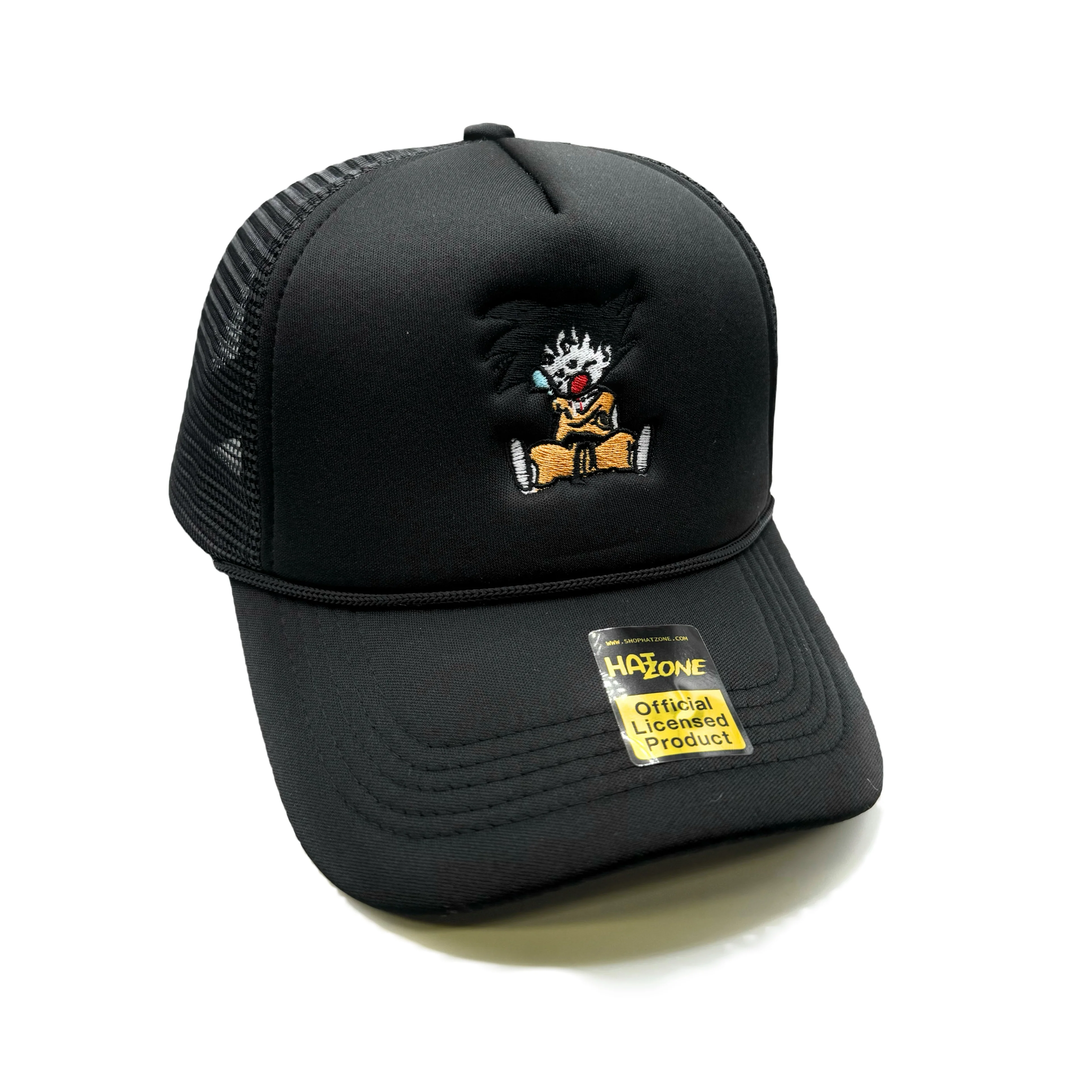 Crying Saiyan Mesh Trucker Snapback (Black)