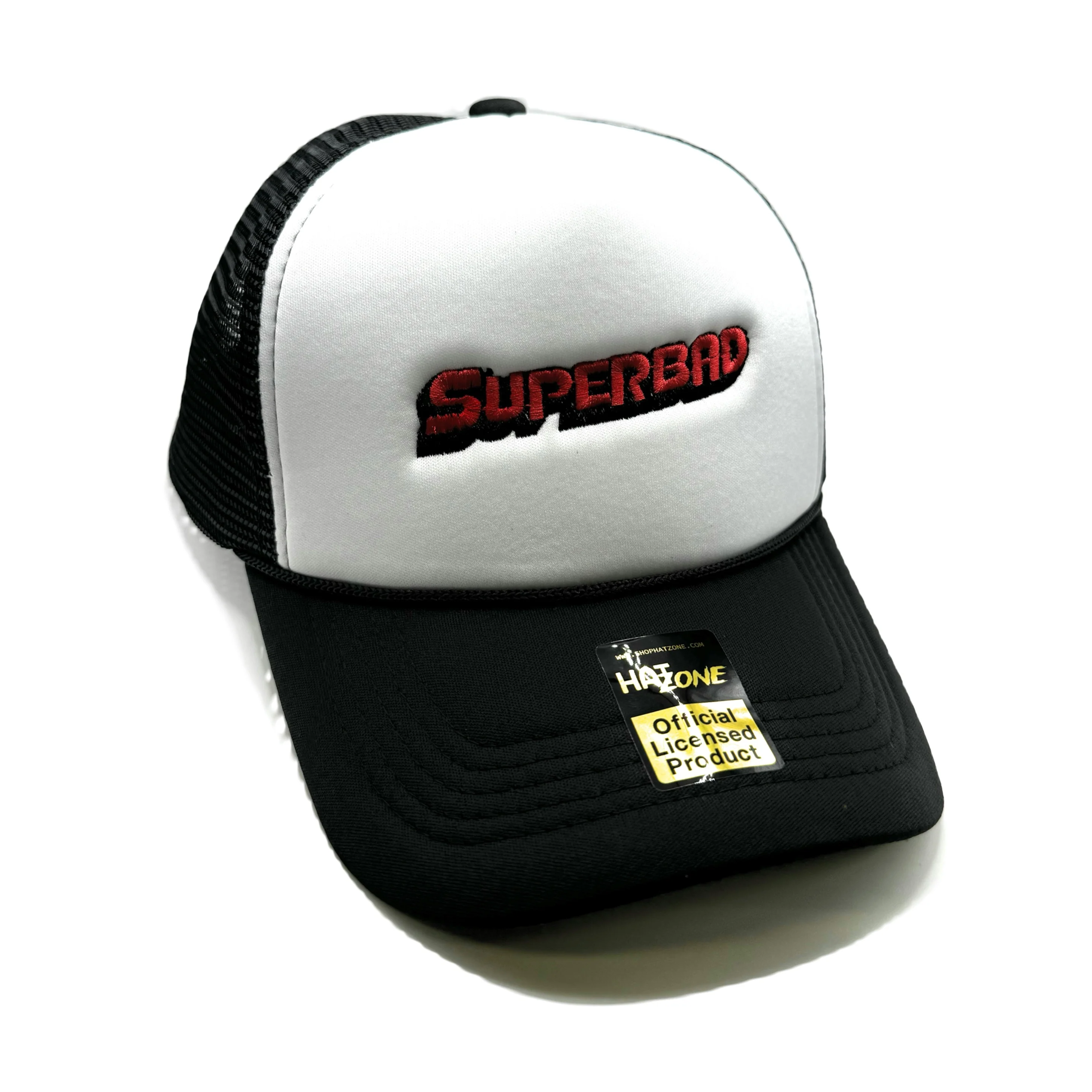 Superbad Mesh Trucker Snapback (White/Black)